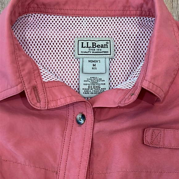 L.L. Bean | Women’s Outdoor Vented Quick Dry Shirt Salmon - Picture 2 of 6
